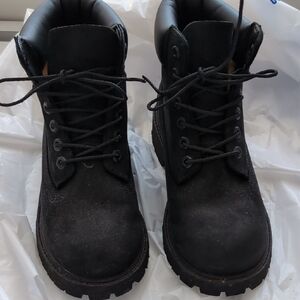 Timberland Black Lace-Up Boots